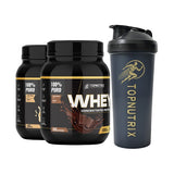 KIT 2 Whey Protein + 1 Coqueteleira